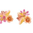 LES NEREIDES Vine Butterfly And Flower Clip-On Earrings Discount