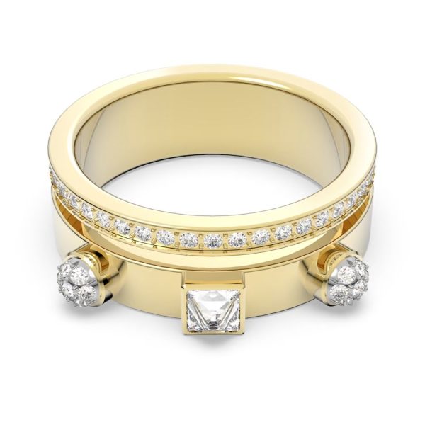 Swarovski Thrilling Ring Band White Gold-tone plated  58 Hot on Sale