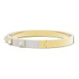 Swarovski Thrilling Deluxe Bangle White Gold-tone plated  LARGE Online Sale