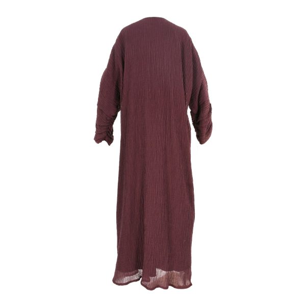 Lamar Women s  Maroon Abaya One Size Online now