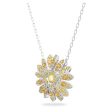 Swarovski Eternal Necklace with pendant Flower Yellow Rhodium plated  50CM Online Sale