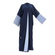 Lamar Women s Blue and Green Abaya One Size Online