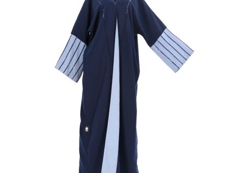 Lamar Women s Blue and Green Abaya One Size Online