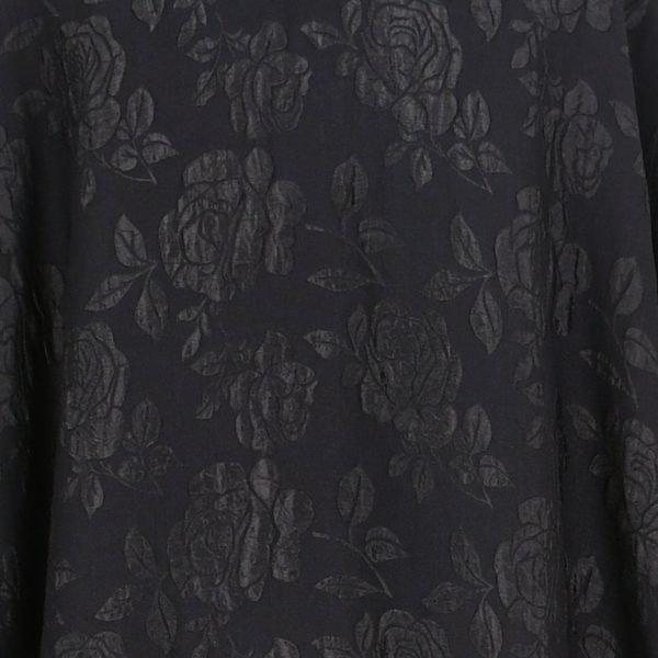 Lamar Women s Navy Blue Floral Abaya One Size Online now