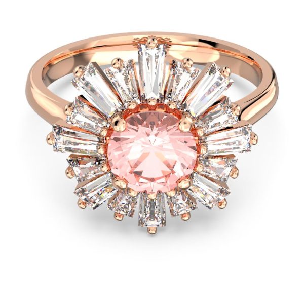 Swarovski Sunshine Ring Pink Rose gold-tone plated  55 on Sale