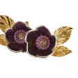 Les Nereides Passionflower And Foliage Stud Earrings Cheap