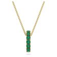 Swarovski Exalta Necklace with pendant Green Gold-tone plated  16 1 2 x 18 1 2 INCHES on Sale