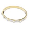 Swarovski Thrilling Deluxe Bangle White Gold-tone plated  SMALL Discount