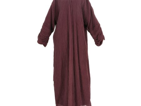 Lamar Women s  Maroon Abaya One Size Online now