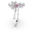 Swarovski Eternal Flower Ring Flower Pink Mixed metal finish  55 Sale