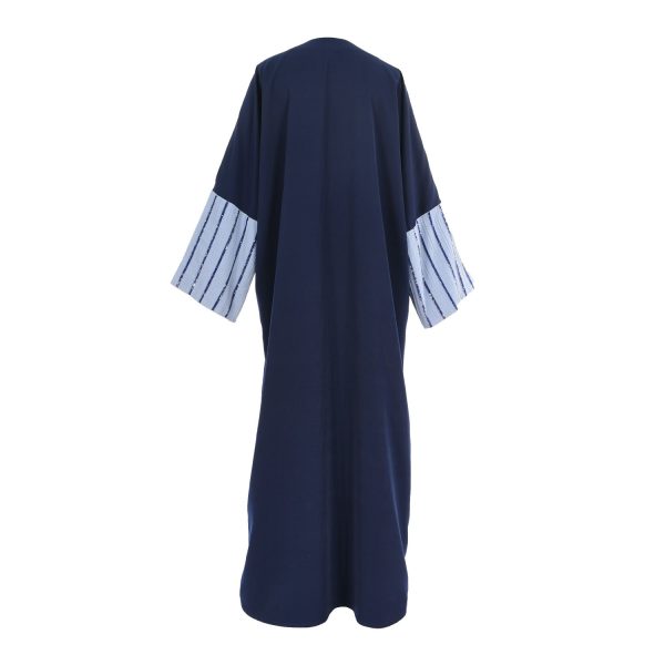 Lamar Women s Blue and Green Abaya One Size Online