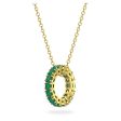 Swarovski Exalta Necklace with pendant Green Gold-tone plated  16 1 2 x 18 1 2 INCHES on Sale