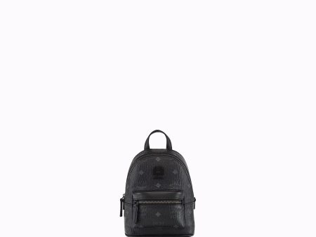 MCM Mini Stark Crossbody In Visetos Black Fashion