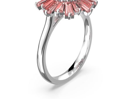 Swarovski Sunshine Ring Pink Rhodium plated  50 on Sale