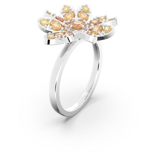 Swarovski Eternal Flower Ring Flower Multicolored Mixed metal finish 55 Online Hot Sale