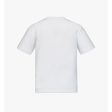 MCM Women Cubic Emblem Organic Cotton T-Shirt Off White Small Sale