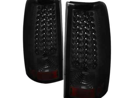 Xtune Chevy Silverado 1500 25003500 03-06 LED Tail Lights Smoke ALT-ON-CS03-LED-SM For Discount