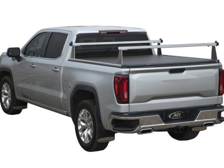 Access ADARAC Aluminum Uprights 12in Vertical Kit (2 Uprights w  72in Cross Bar) - Silver Truck Rack Cheap