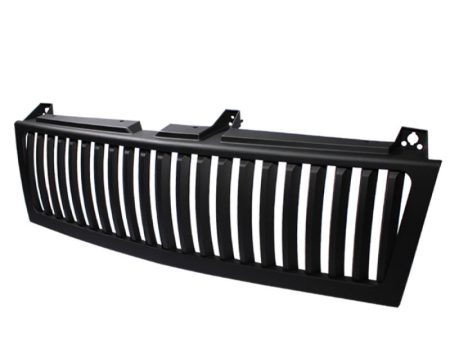 Xtune Chevy Silverado 1500 2500 3500 99-02 Vertical Front Grille Black GRI-SP-CS99-CT-V-BK Online Hot Sale