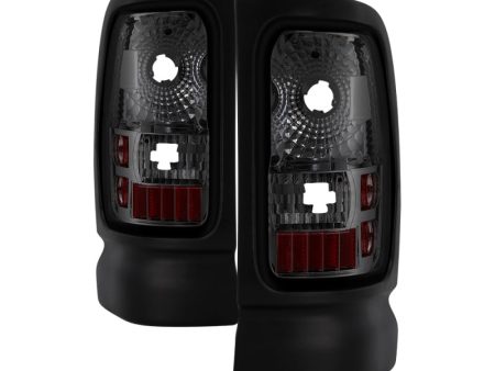 Xtune Dodge Ram 1500 2500 3500 94-01 Euro Style Tail Lights Smoke ALT-ON-DRAM94-SM For Discount