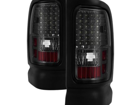 Xtune Dodge Ram 1500 94-01   Ram 2500 3500 94-02 LED Tail Lights Smoke ALT-ON-DRAM94-LED-SM Online Hot Sale