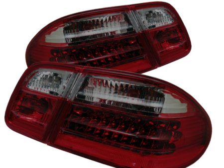 Xtune Mercedes Benz W210 E-Class 96-02 LED Tail Lights Red Smoke ALT-CL-MBW210-LED-RSM Online