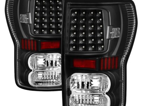 Xtune Toyota Tundra 07-13 LED Tail Lights Black ALT-ON-TTU07-LED-BK Fashion