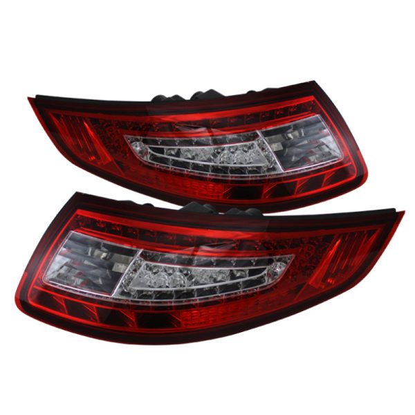 Xtune Porsche 911 997 05-08 LED Tail Lights Red Clear ALT-ON-P99705-LED-RC Online Hot Sale