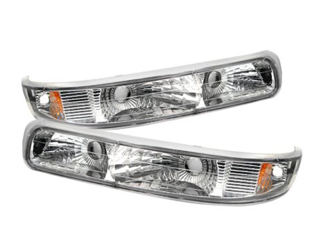 Xtune Chevy Silverado 99-02   Chevy Suburban TahOE 00-06 Amber Bumper Lights Euro CBL-CS99-E-AM Online