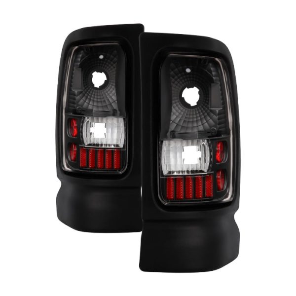 Xtune Dodge Ram 1500 2500 3500 94-01 Euro Style Tail Lights Black ALT-ON-DRAM94-BK Online