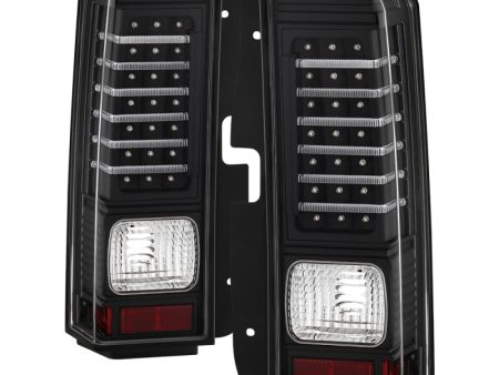 Xtune Hummer H3 06-09 ( Non H3T ) LED Tail Lights Black ALT-ON-HH306-LED-BK Online