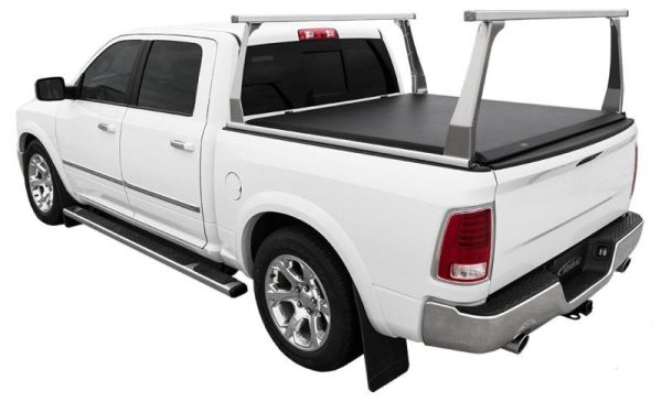 Access ADARAC Al Uprights 26in Vertical Pro Kit (2 Uprights w 1 66in Cross Bar) Silver Truck Rack For Sale