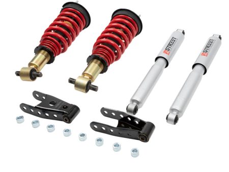 Belltech Coilover Kit 07-18 GM Sierra 1500 All Cabs Short Bed F -1in to -3in   R 2in to -2in 2 4WD Fashion