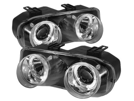 Spyder Acura Integra 94-97 Projector Headlights LED Halo -Chrome High H1 Low 9006 PRO-YD-AI94-HL-C Online Hot Sale