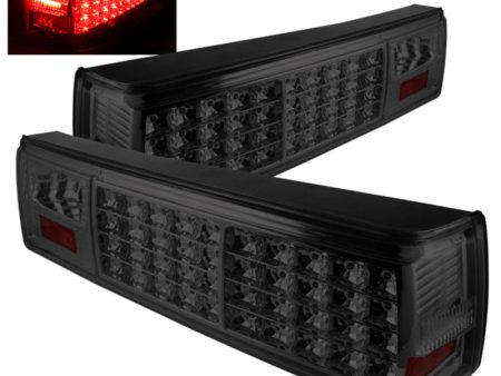 Xtune Ford MUStang 87-93 LED Tail Lights Smoke ALT-ON-FM87-LED-SM Cheap